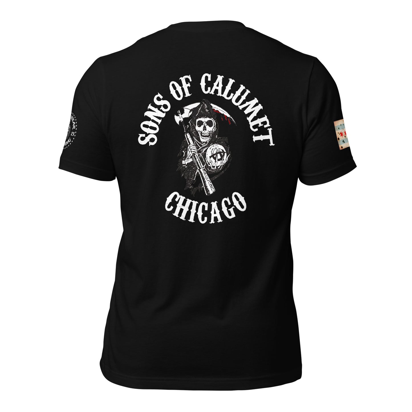 District 005 - Calumet: Chicago Police Sons of Anarchy Inspired Tee Shirt