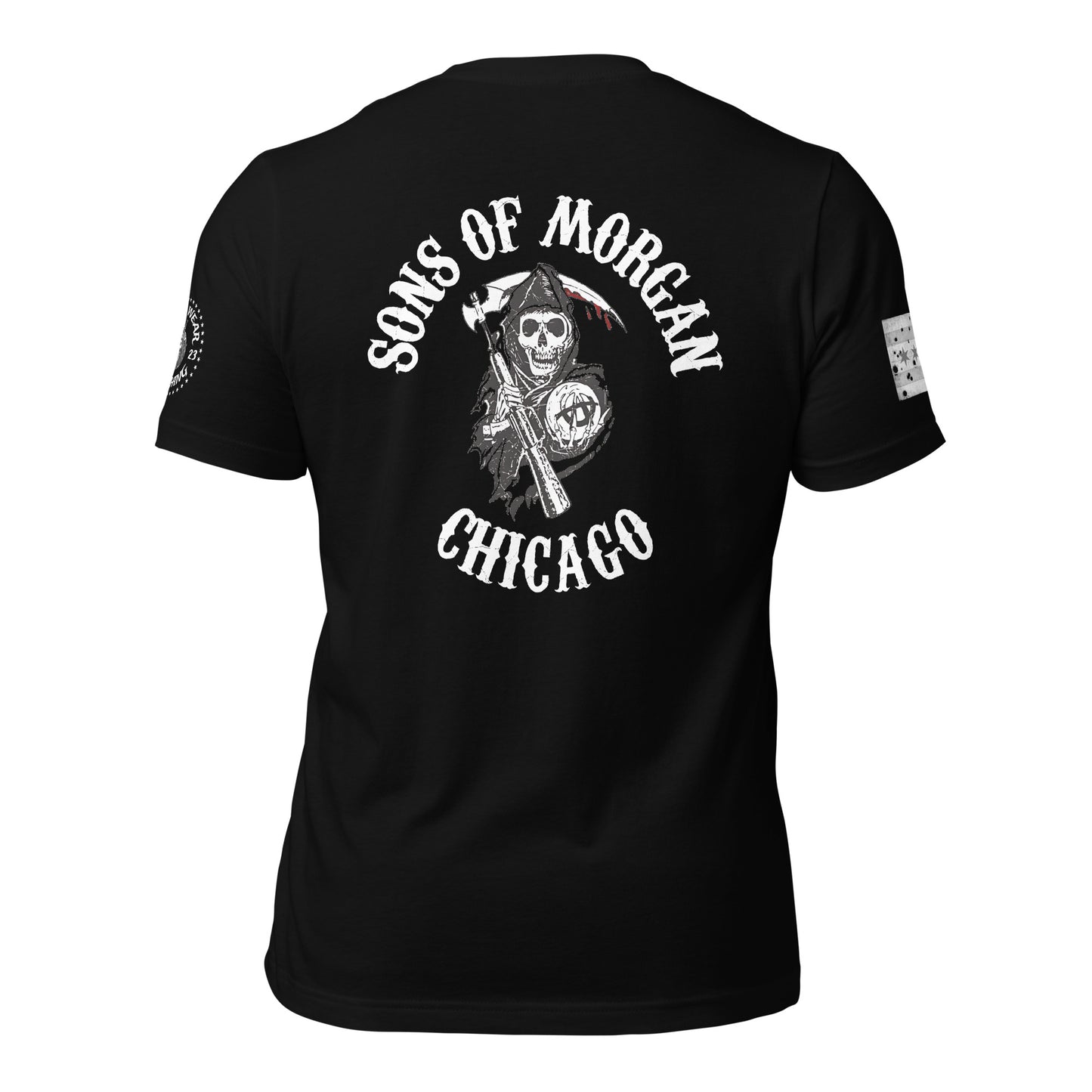 District 022 - Morgan Park: Chicago Police Sons of Anarchy Inspired Tee Shirt