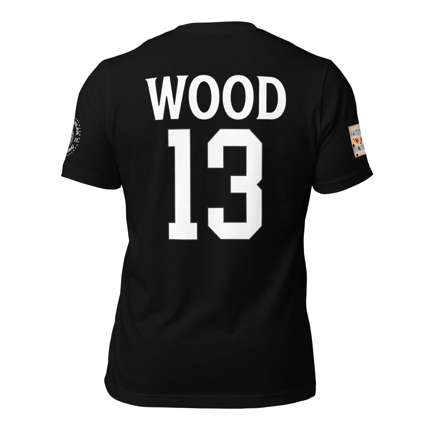 District 013 - Wood: Chicago Police Wood District 13 Jersey T-Shirt