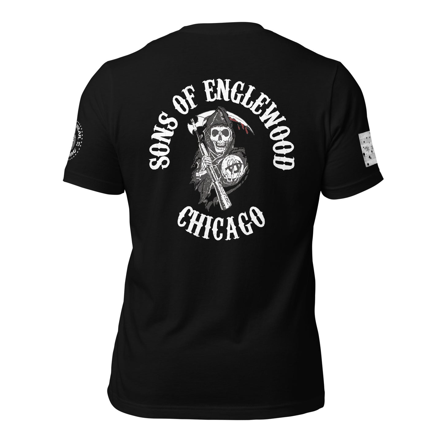 District 007 - Englewood: Chicago Police Sons of Anarchy Inspired T-Shirt