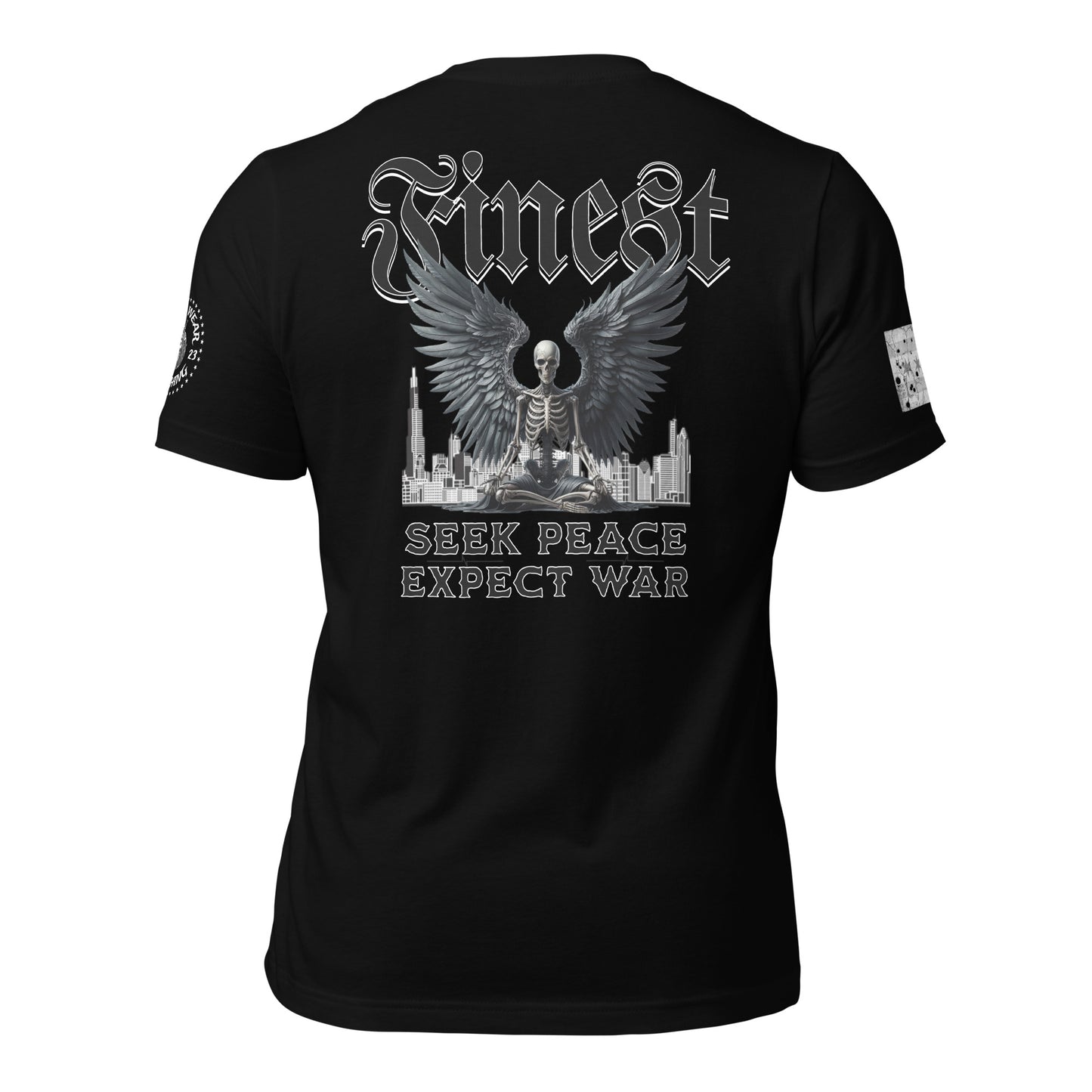 "Seek Peace, Expect War" Chicago Police Department T-Shirt by Alpha Wear