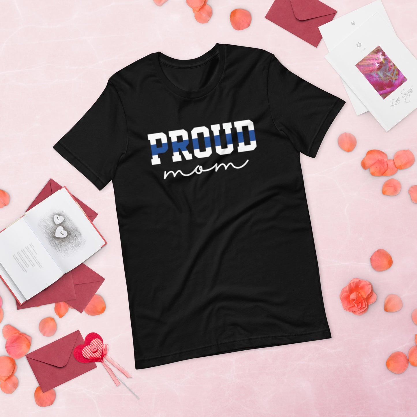 Police ‘Proud Mom’ Mother's Day Tee: Wear Your Support with Pride!