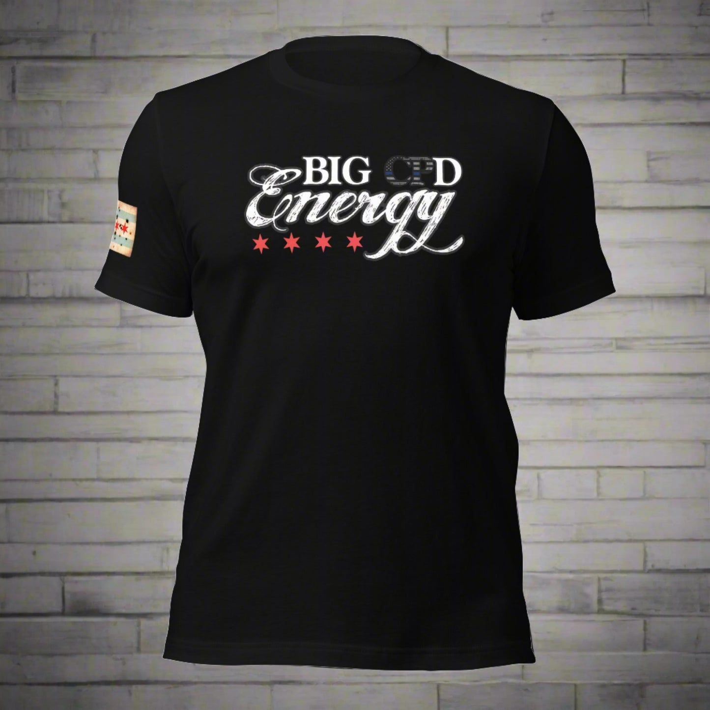 Original Big D Energy Chicago Police Tee Shirt