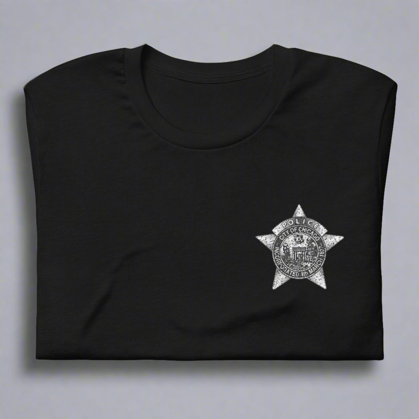 District 010 - Ogden: Chicago Police Motorcycle Inspired Tee Shirt