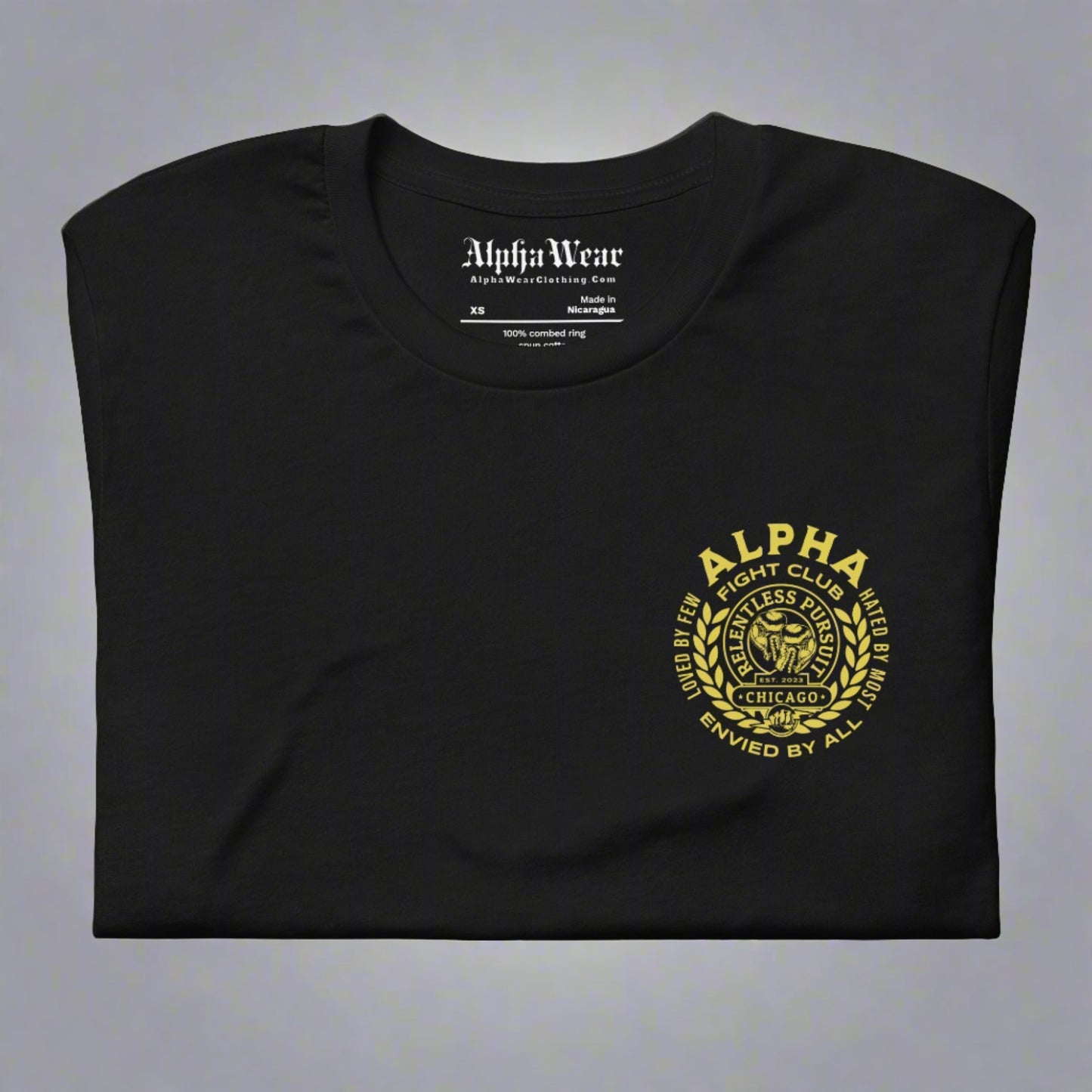 Alpha Fight Club Tee Shirt: Premium Men’s Fitness Apparel