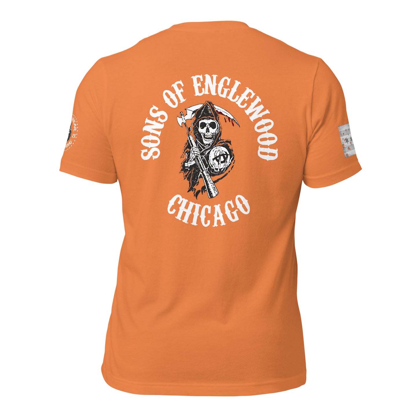 District 007 - Englewood: Chicago Police Sons of Anarchy Inspired T-Shirt