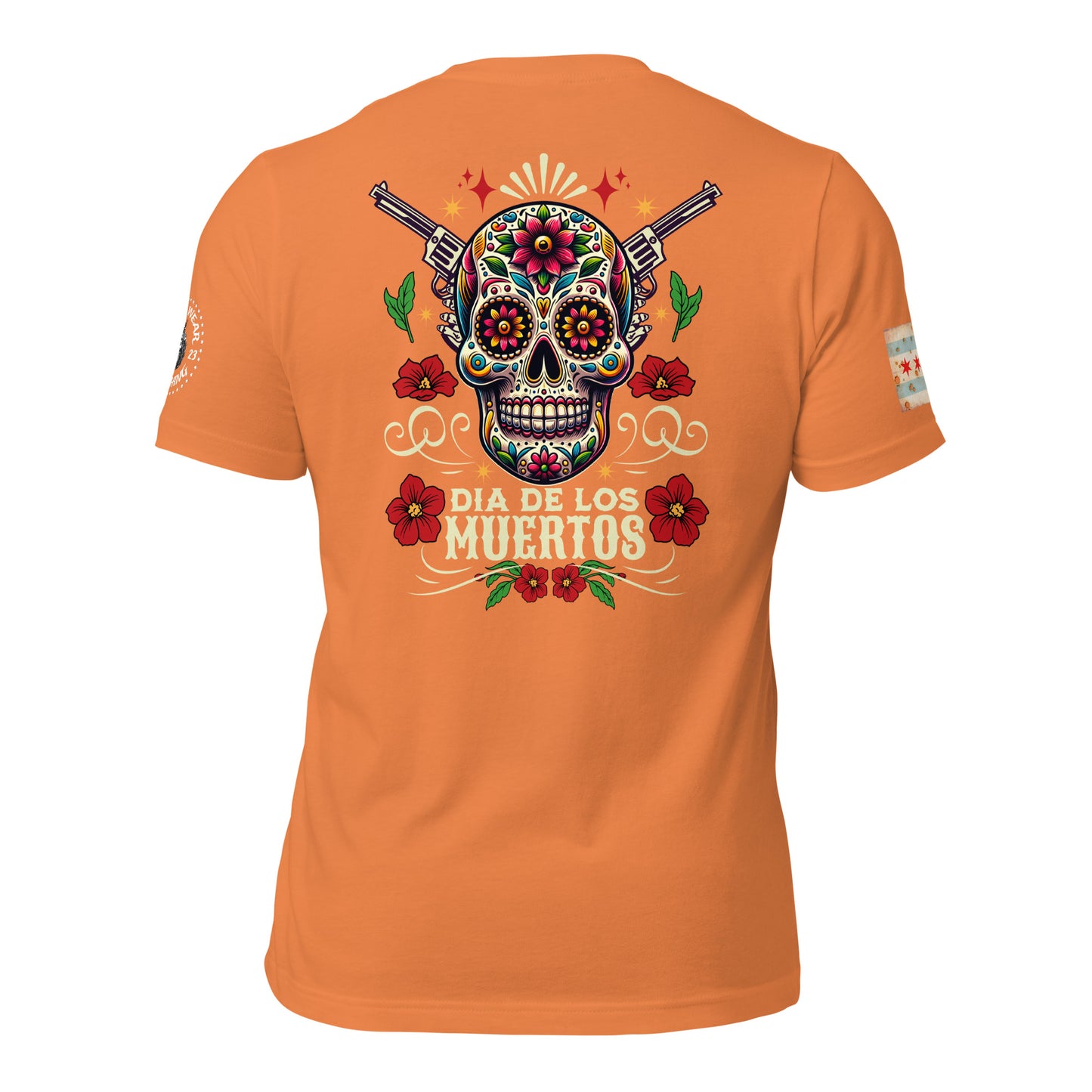 Chicago Police "Dia De Los Muertos" T-Shirt by Alpha Wear