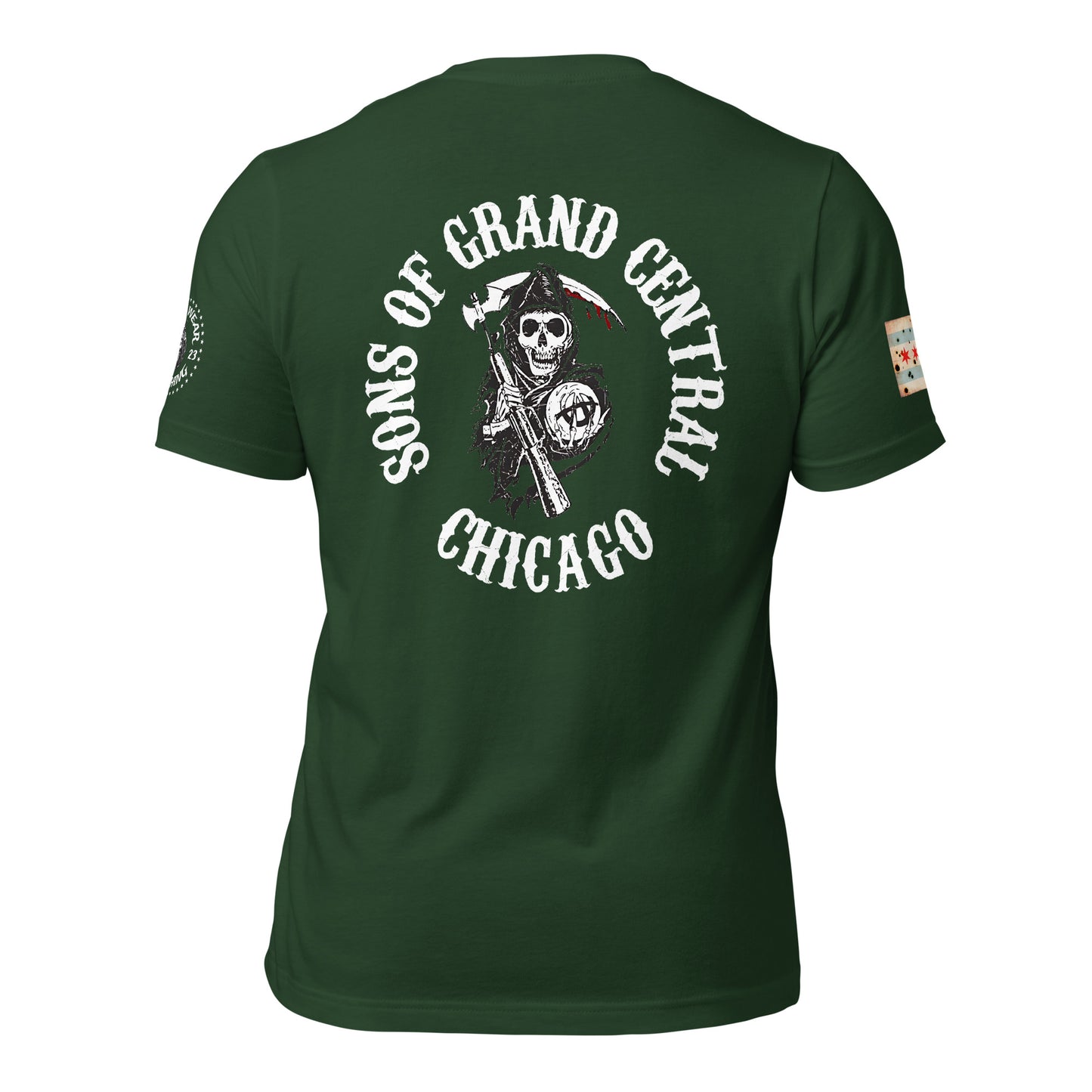 District 025 - Grand Central: Chicago Police Sons of Anarchy Inspired Tee Shirt