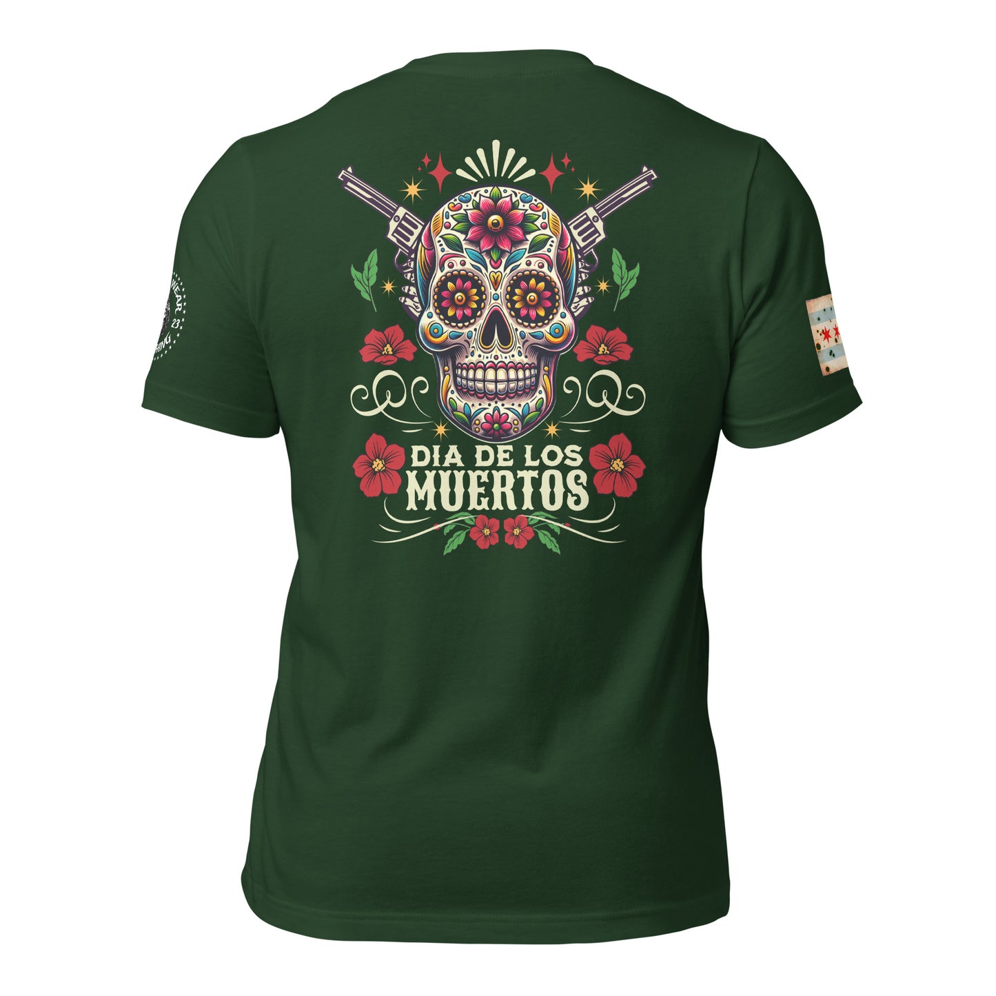 Chicago Police "Dia De Los Muertos" T-Shirt by Alpha Wear