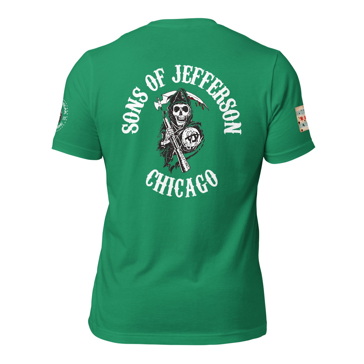 District 016 - Jefferson Park: Chicago Police Sons of Anarchy Inspired Tee Shirt