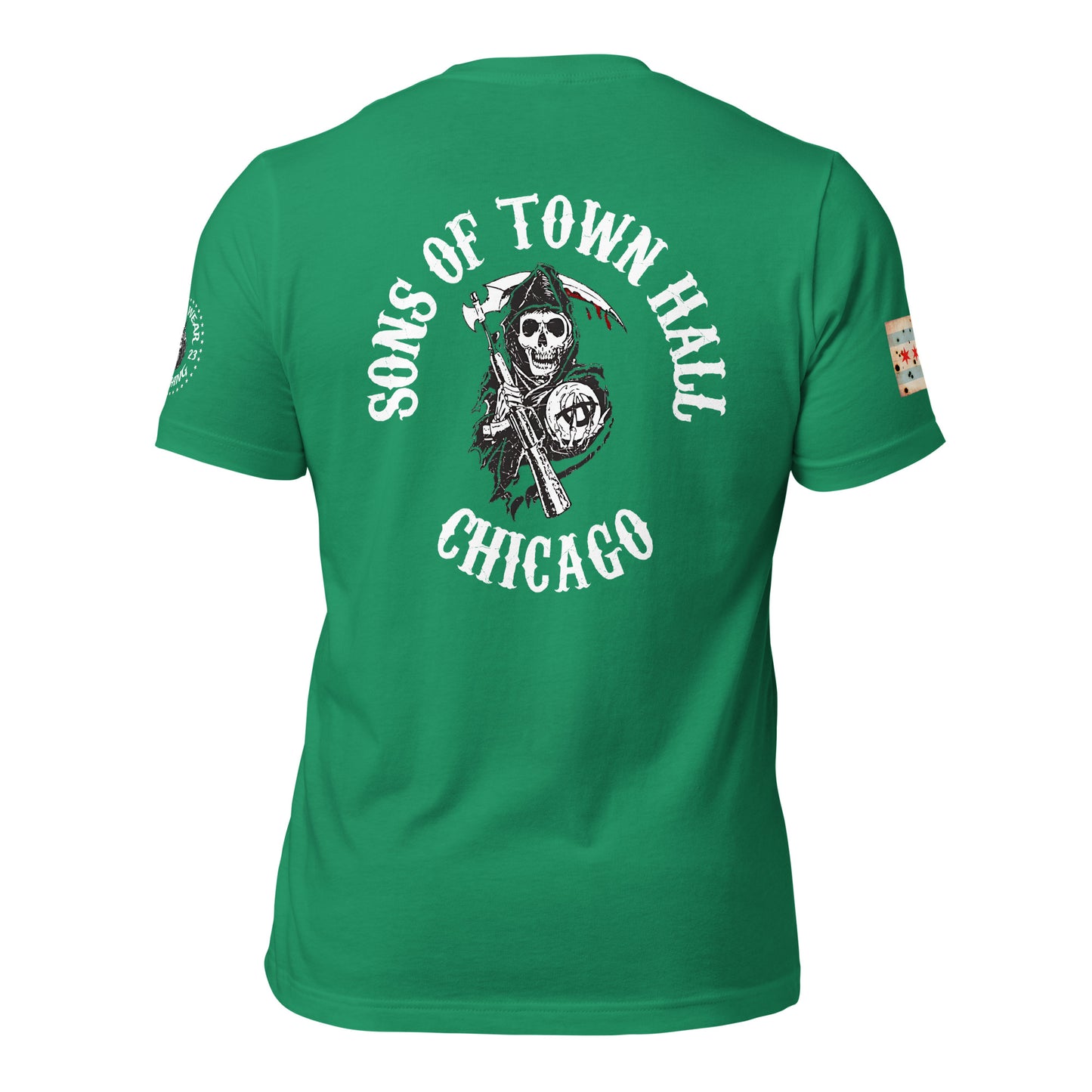 District 019 - Town Hall: Chicago Police Sons of Anarchy Inspired Tee Shirt