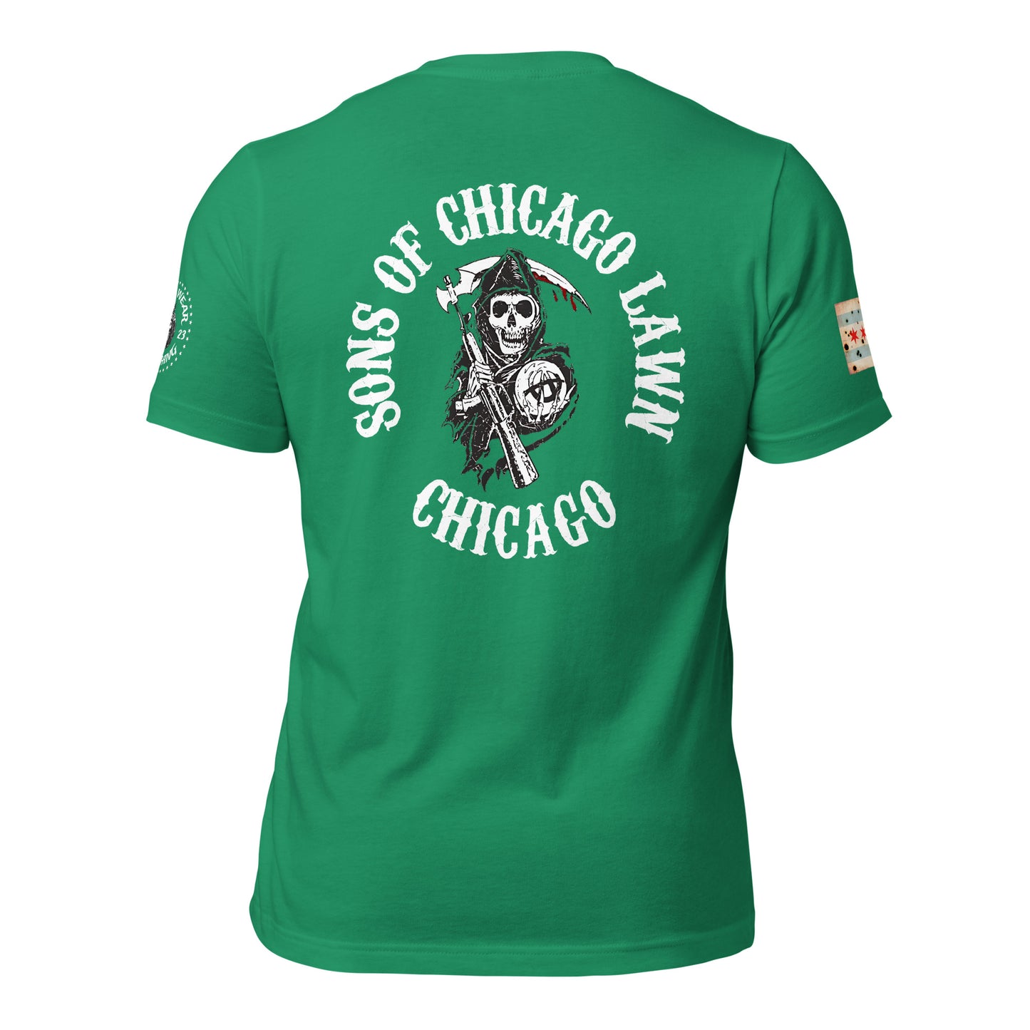 District 008 - Chicago Lawn: Chicago Police Sons of Anarchy Inspired Tee Shirt