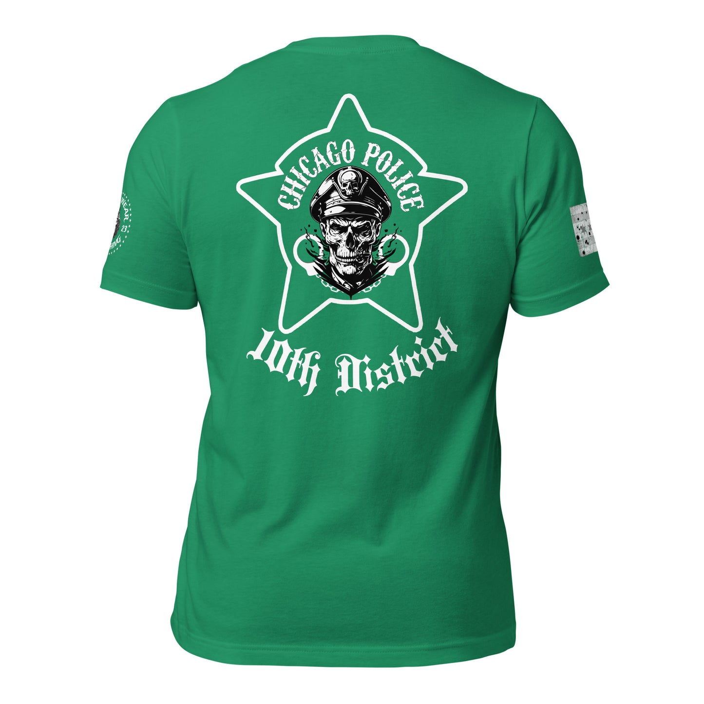 District 010 - Chicago Police 010th District Marquette Ogden - CPD Biker Inspired Tee Shirt