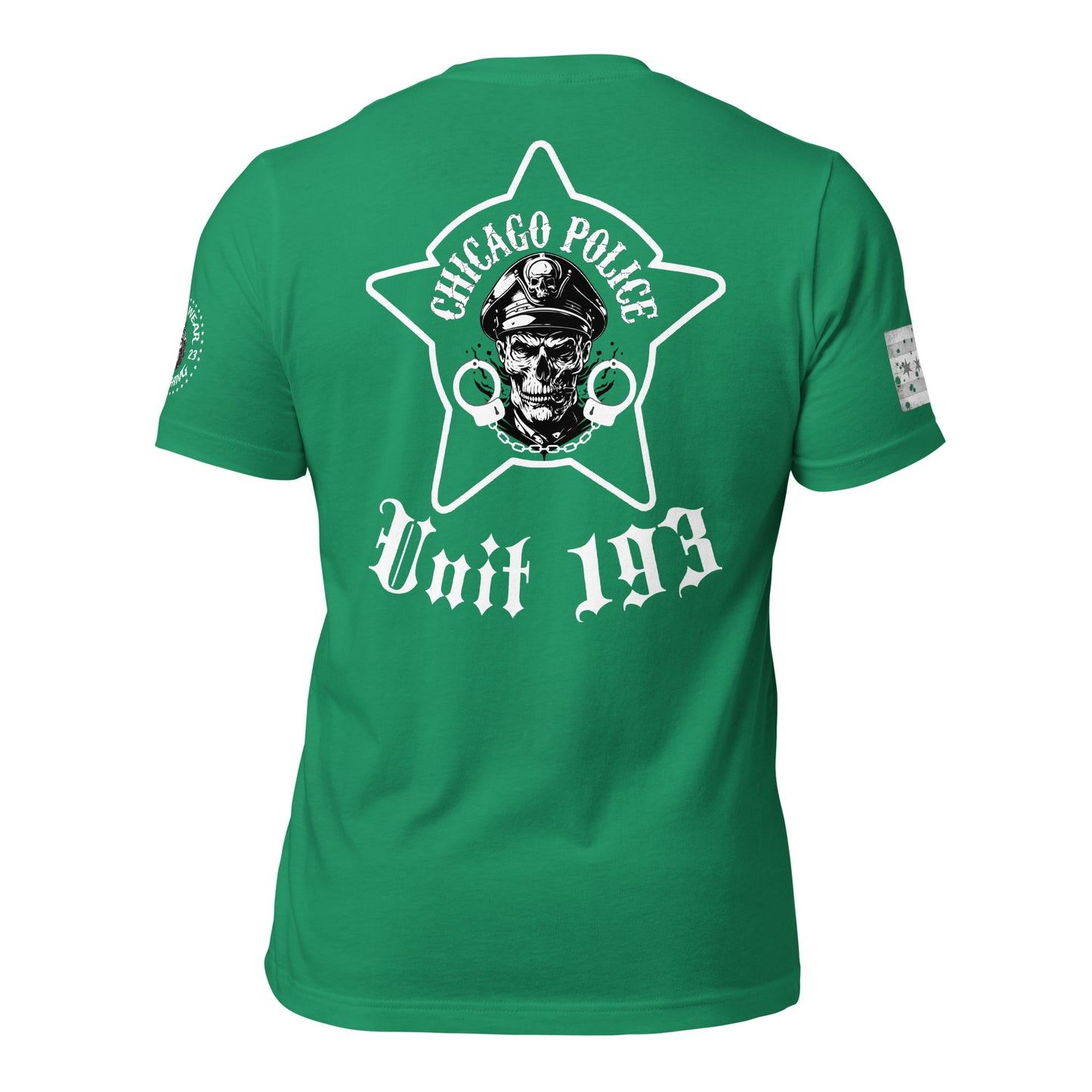 Unit 193 - Chicago Police Department - CPD BCT GID Biker Inspired T-Shirt