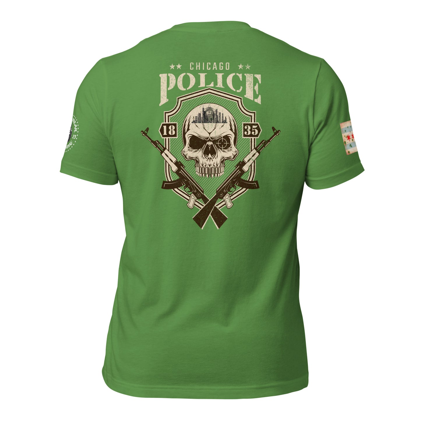 “Sniper Skull” Chicago Police T-Shirt by Alpha Wear