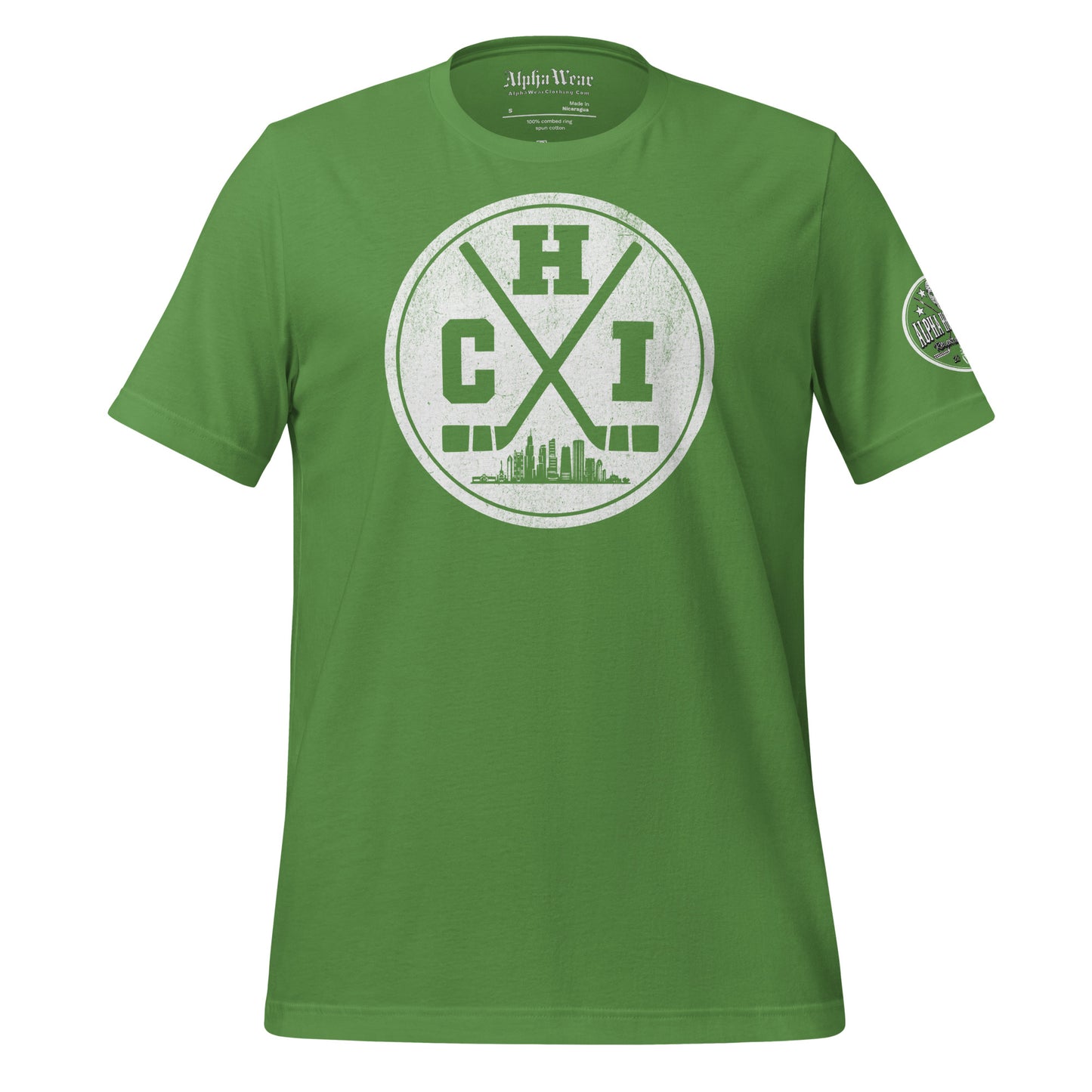 Chicago Hockey Logo Unisex T-Shirt by Alpha Hockey Club