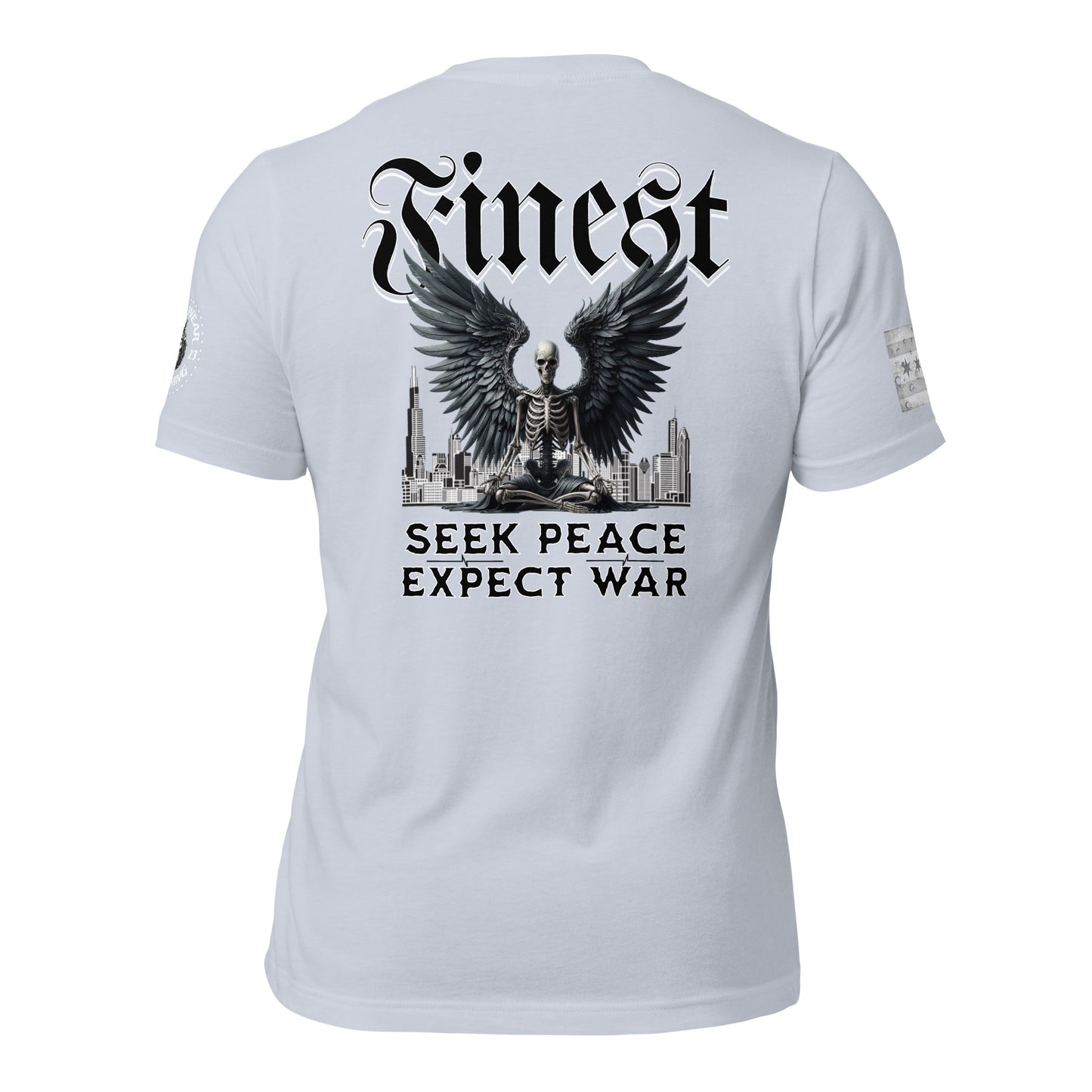 "Seek Peace, Expect War" Chicago Police Department T-Shirt by Alpha Wear