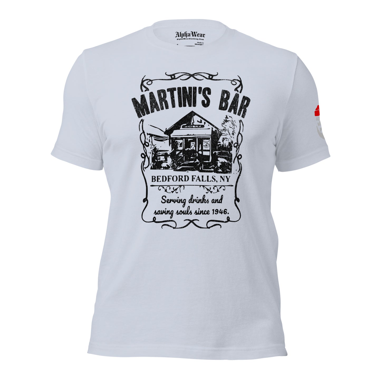 It’s A Wonderful Life “Martini’s Bar” Christmas Holiday T-Shirt