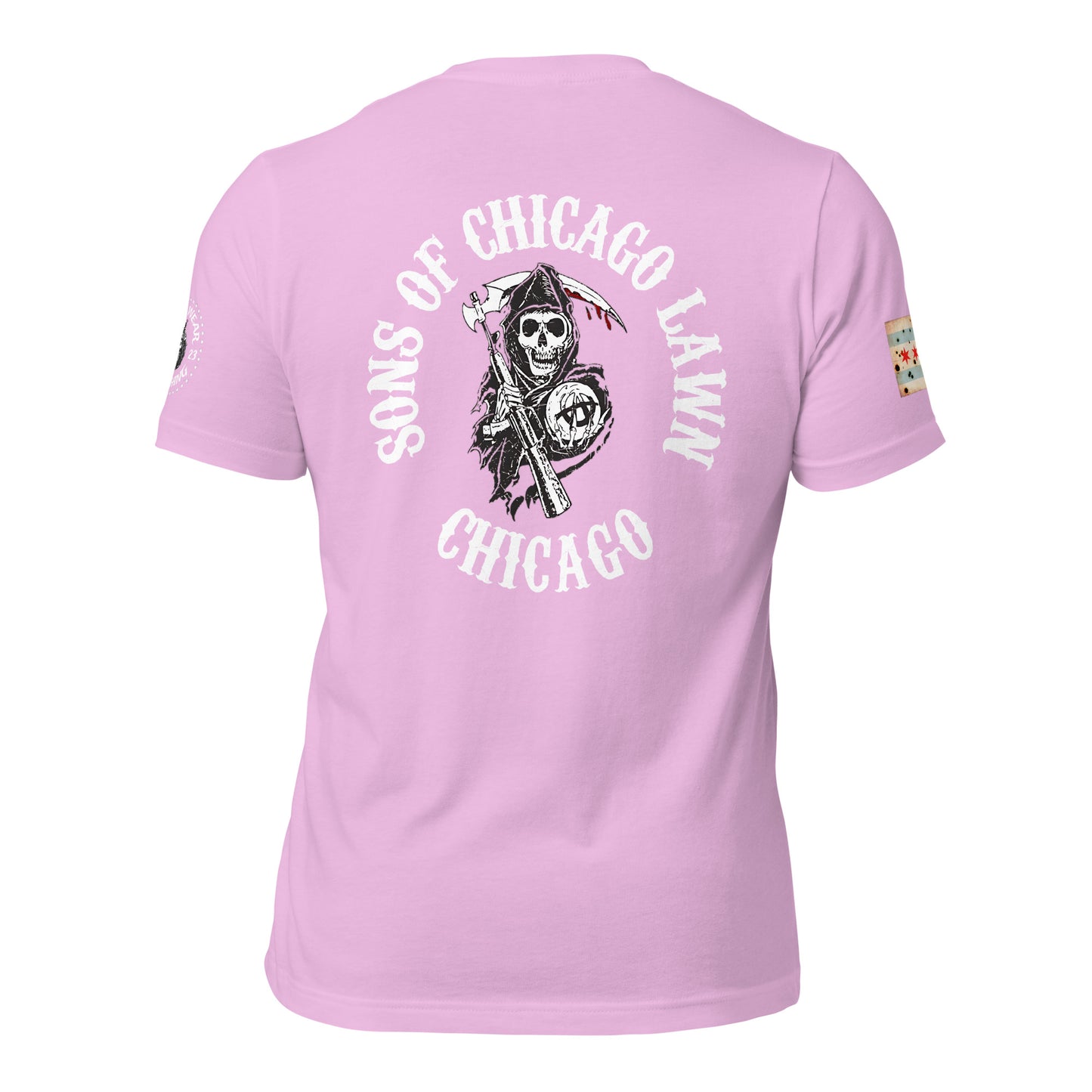 District 008 - Chicago Lawn: Chicago Police Sons of Anarchy Inspired Tee Shirt