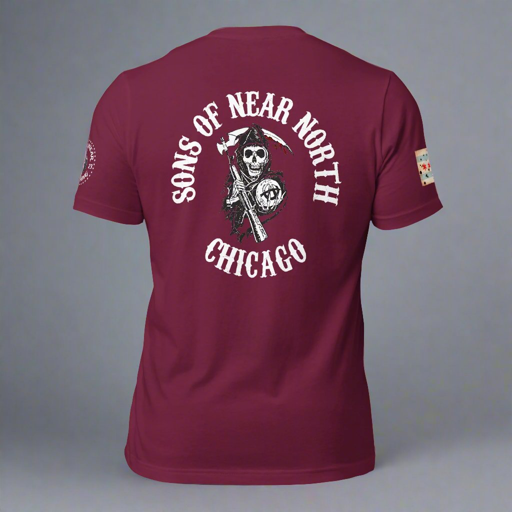 District 018 - Near North: Chicago Police Sons of Anarchy Inspired Tee Shirt