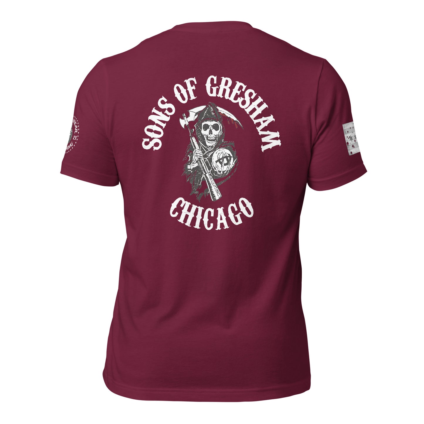 District 006 - Gresham: Chicago Police Sons of Anarchy Inspired Tee Shirt