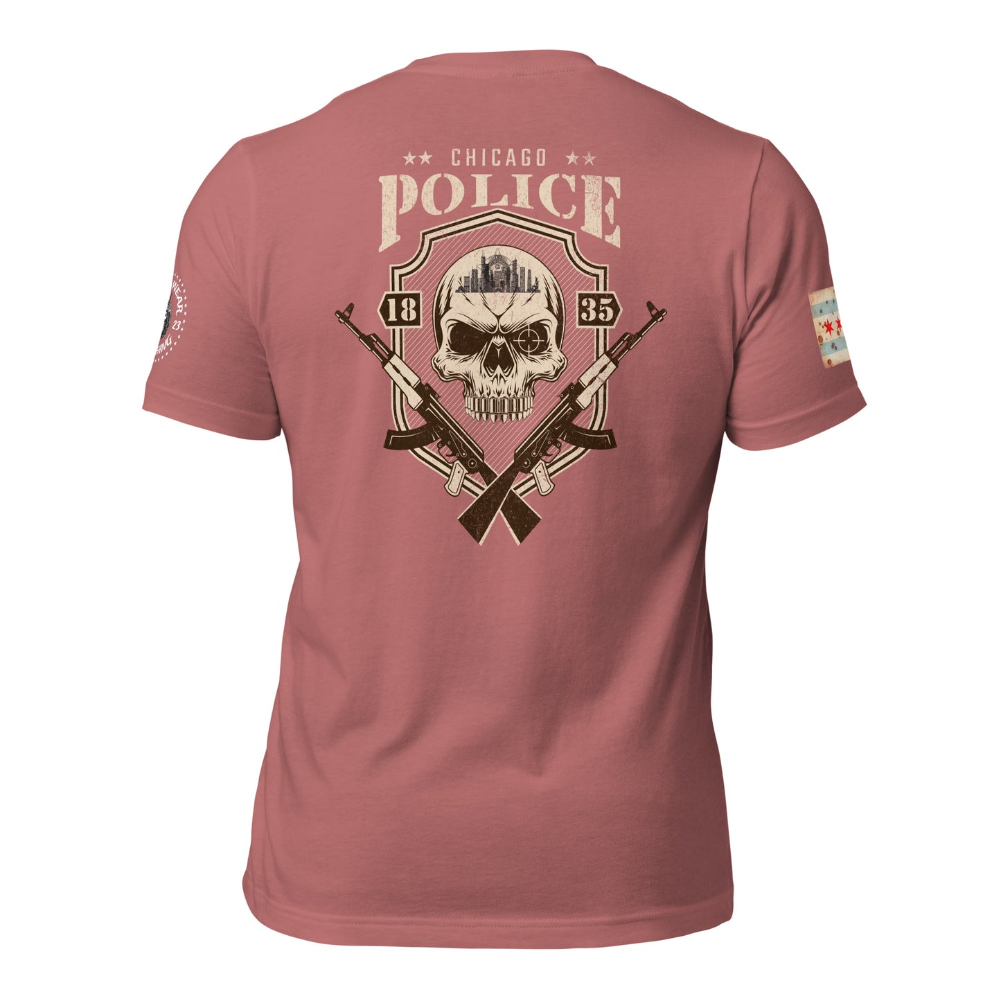 “Sniper Skull” Chicago Police T-Shirt by Alpha Wear