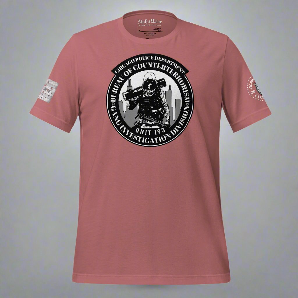 Unit 193 - Chicago Police Department - CPD BCT GID T-Shirt (Front Image)