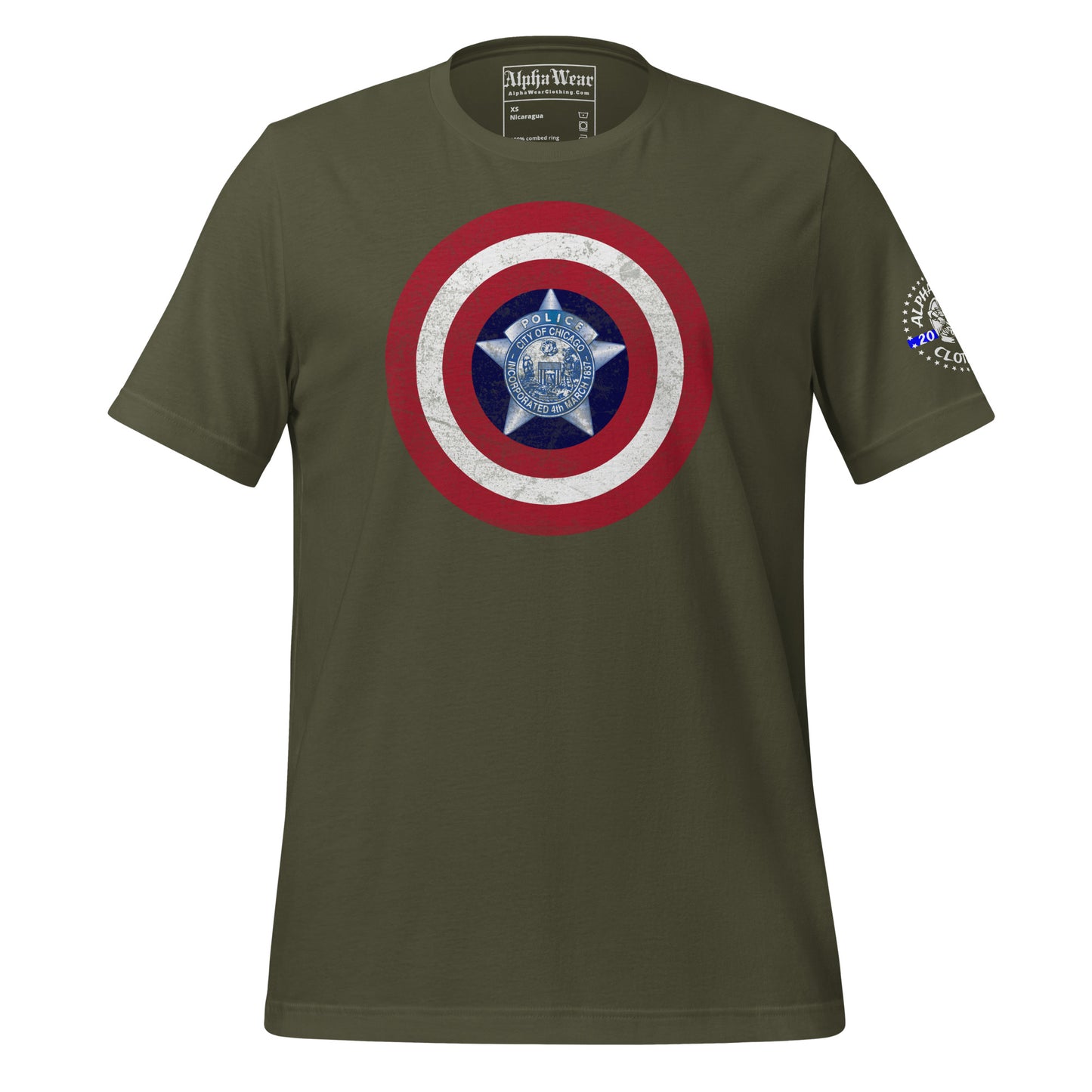 The Chicago Police Captain America T-Shirt