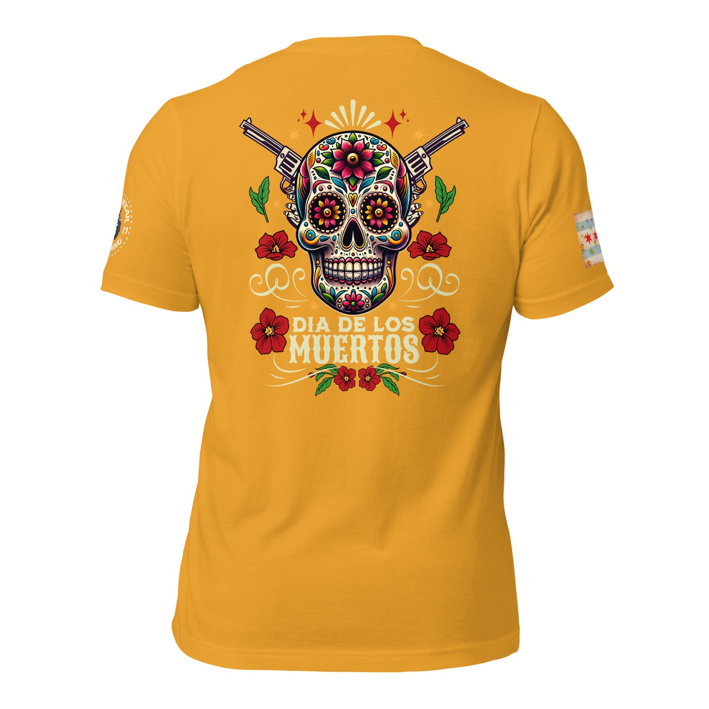 Chicago Police "Dia De Los Muertos" T-Shirt by Alpha Wear