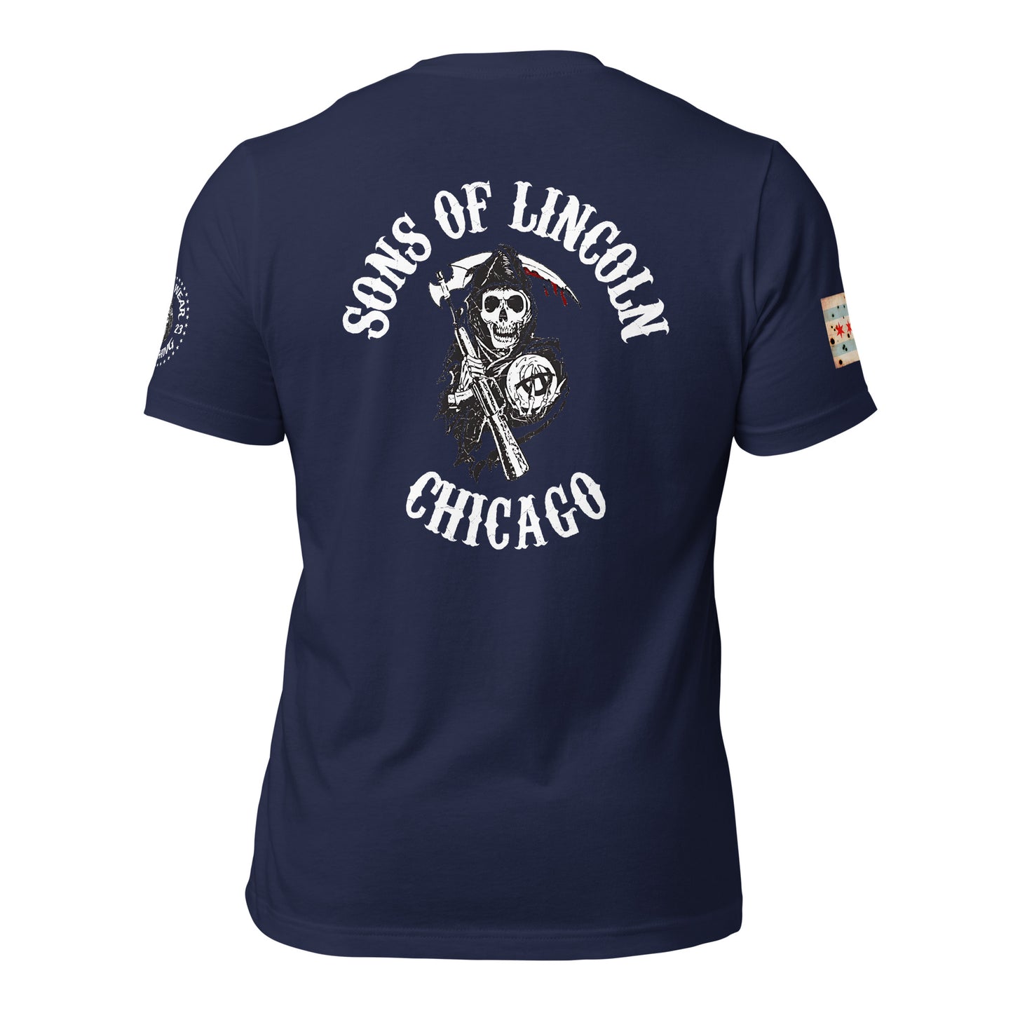 District 020 - Lincoln: Chicago Police Sons of Anarchy Inspired Tee Shirt