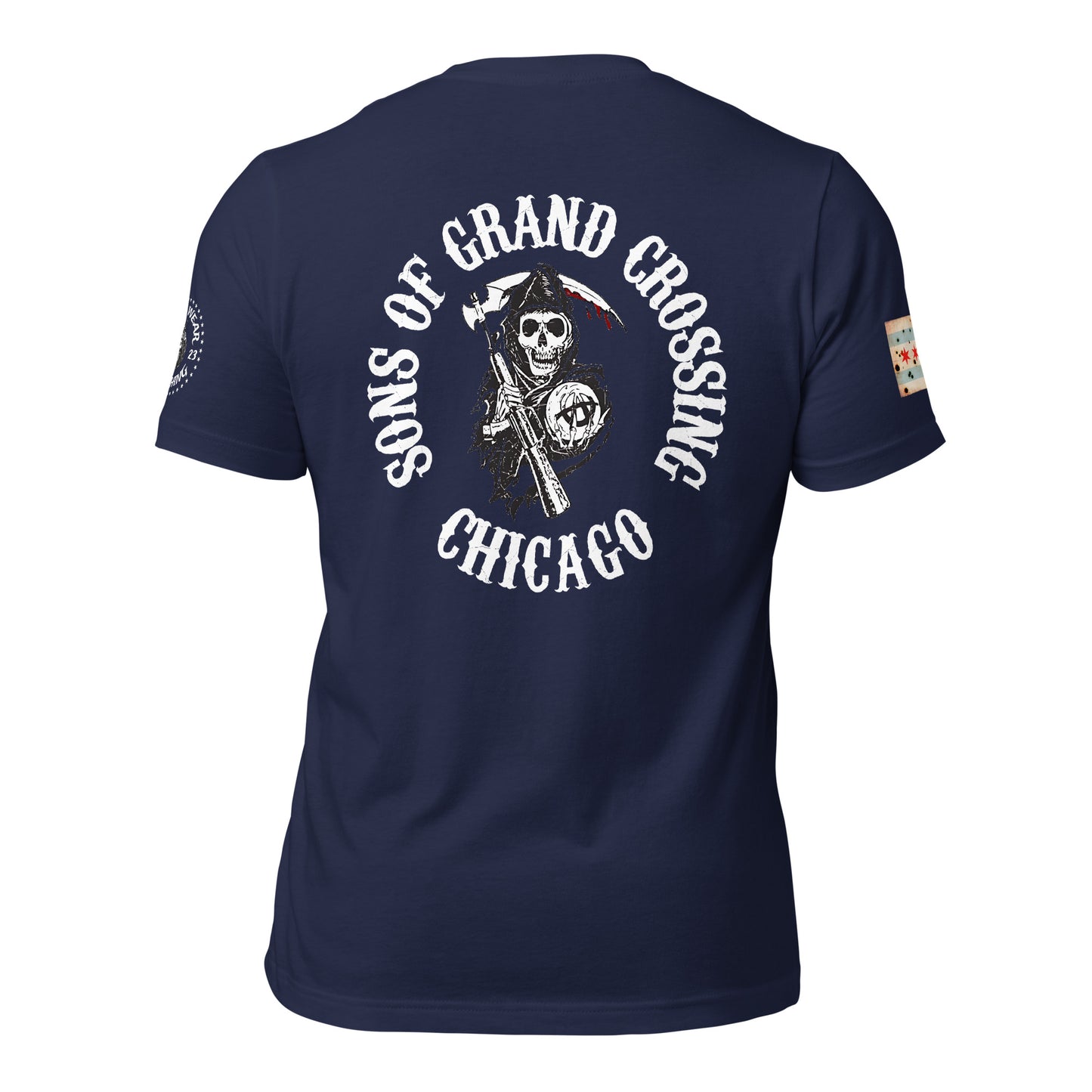 District 003 - Grand Crossing: Chicago Police Sons of Anarchy Inspired Tee Shirt