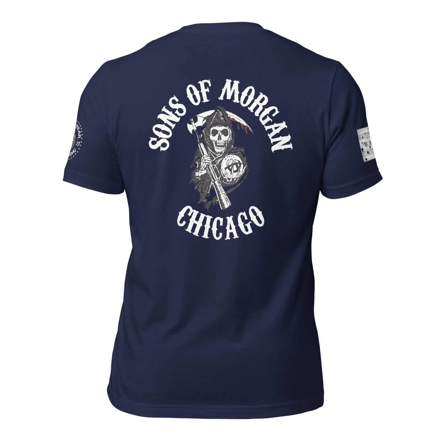 District 022 - Morgan Park: Chicago Police Sons of Anarchy Inspired Tee Shirt