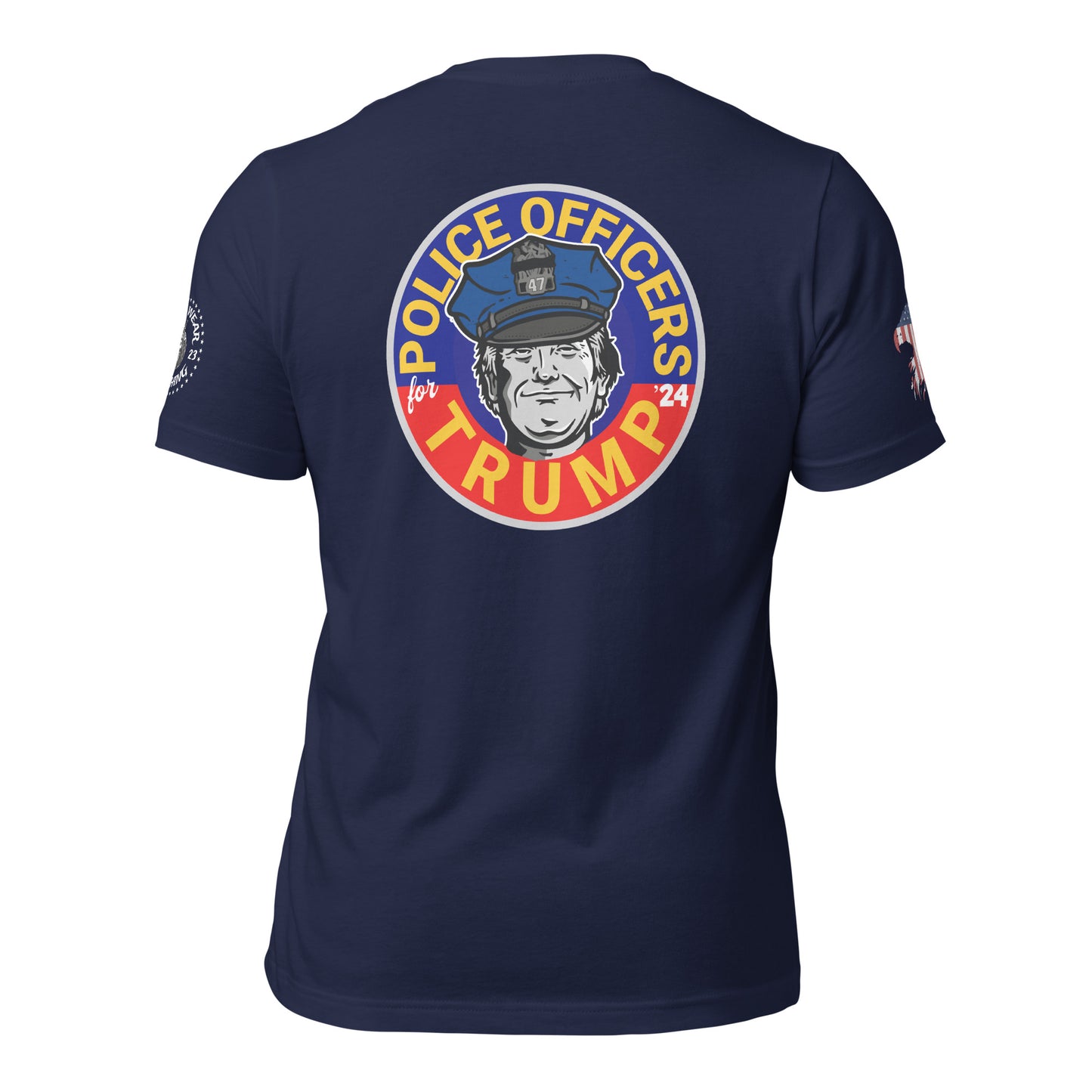 Police Officers LEOs for Trump Graphic T-Shirt