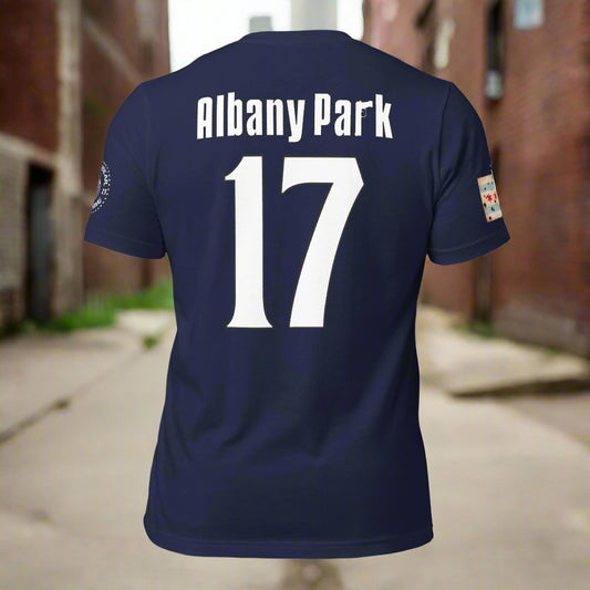 District 017 - Albany Park Chicago Police Sopranos Inspired Tee Shirt