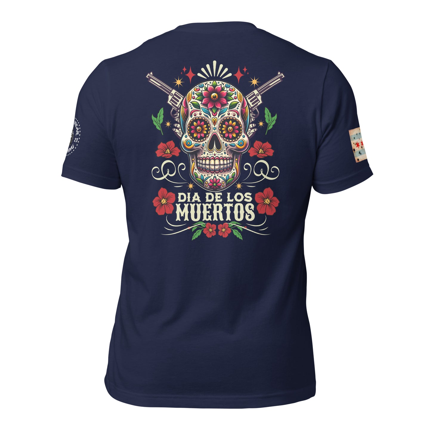 Chicago Police "Dia De Los Muertos" T-Shirt by Alpha Wear