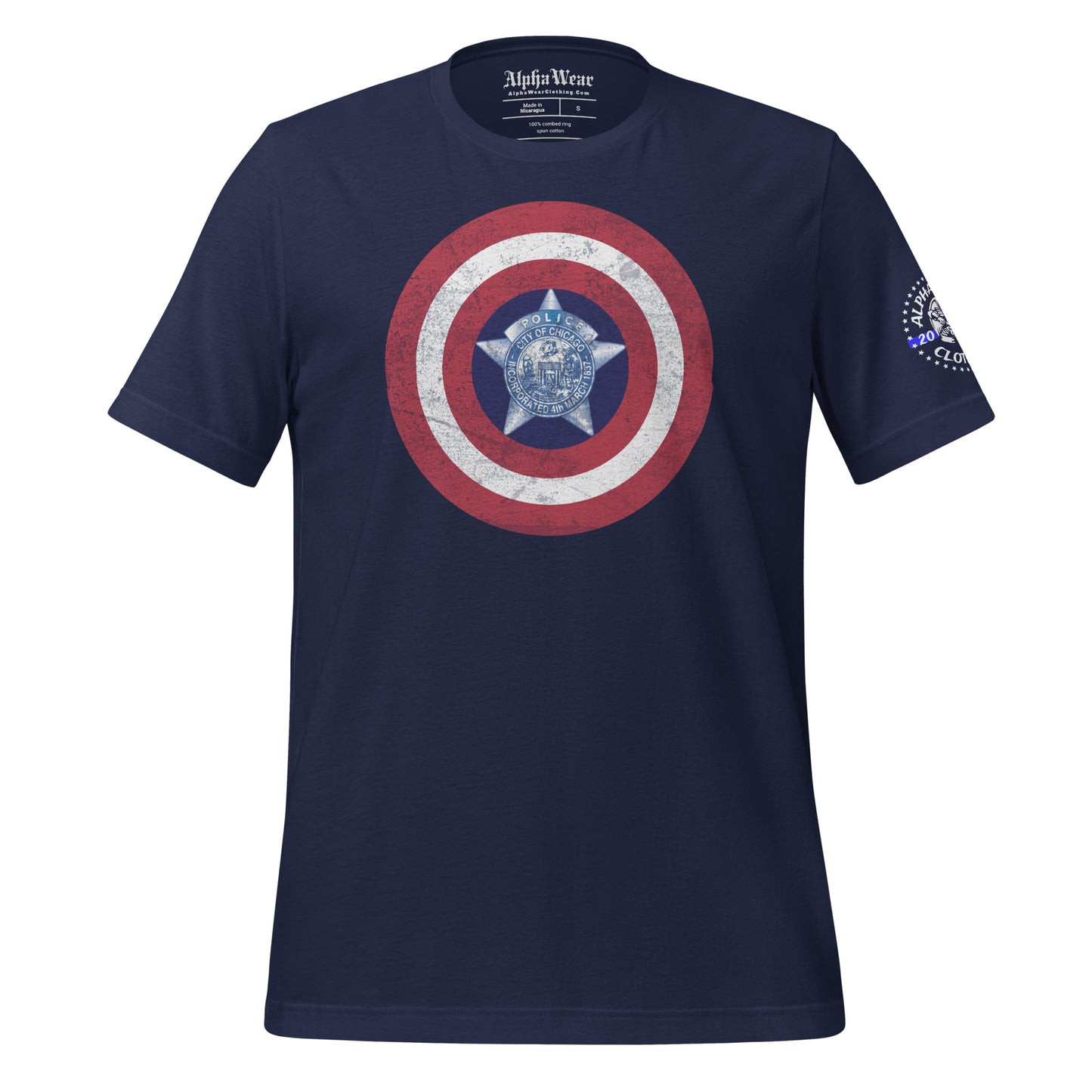 The Chicago Police Captain America T-Shirt