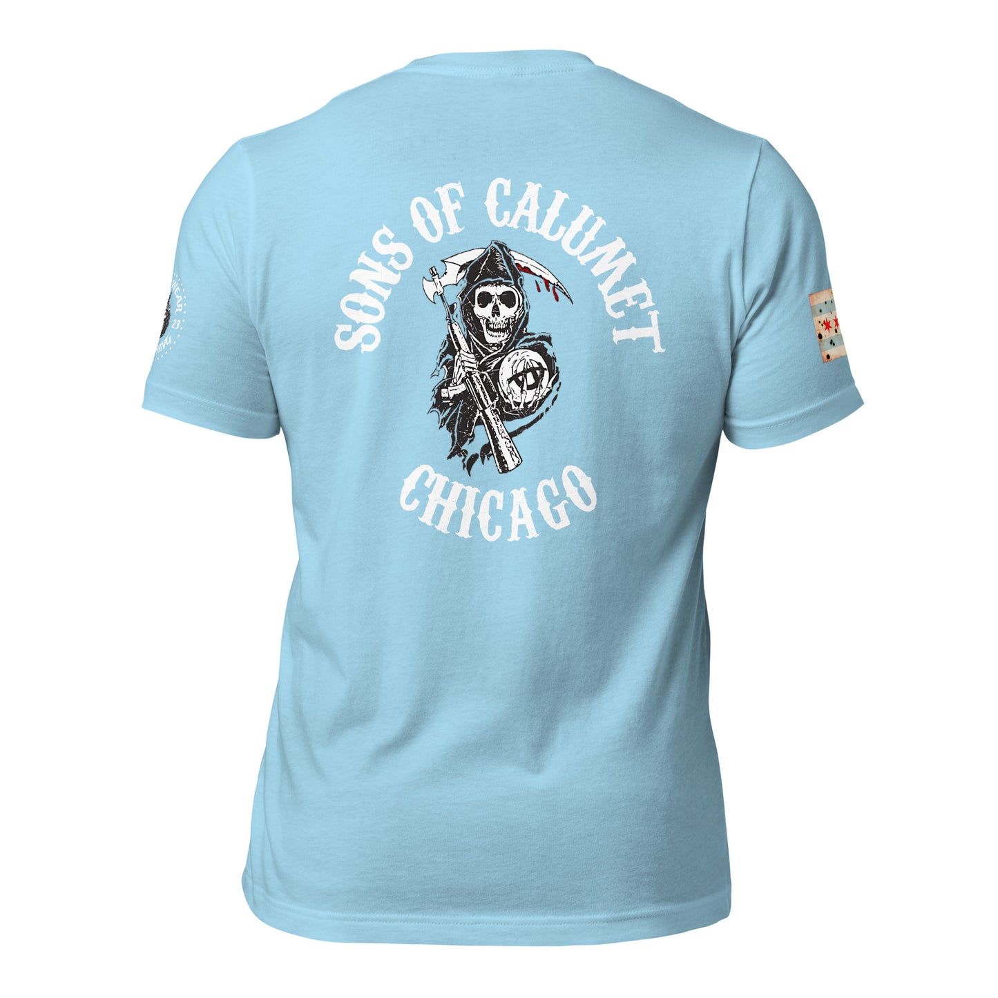 District 005 - Calumet: Chicago Police Sons of Anarchy Inspired Tee Shirt