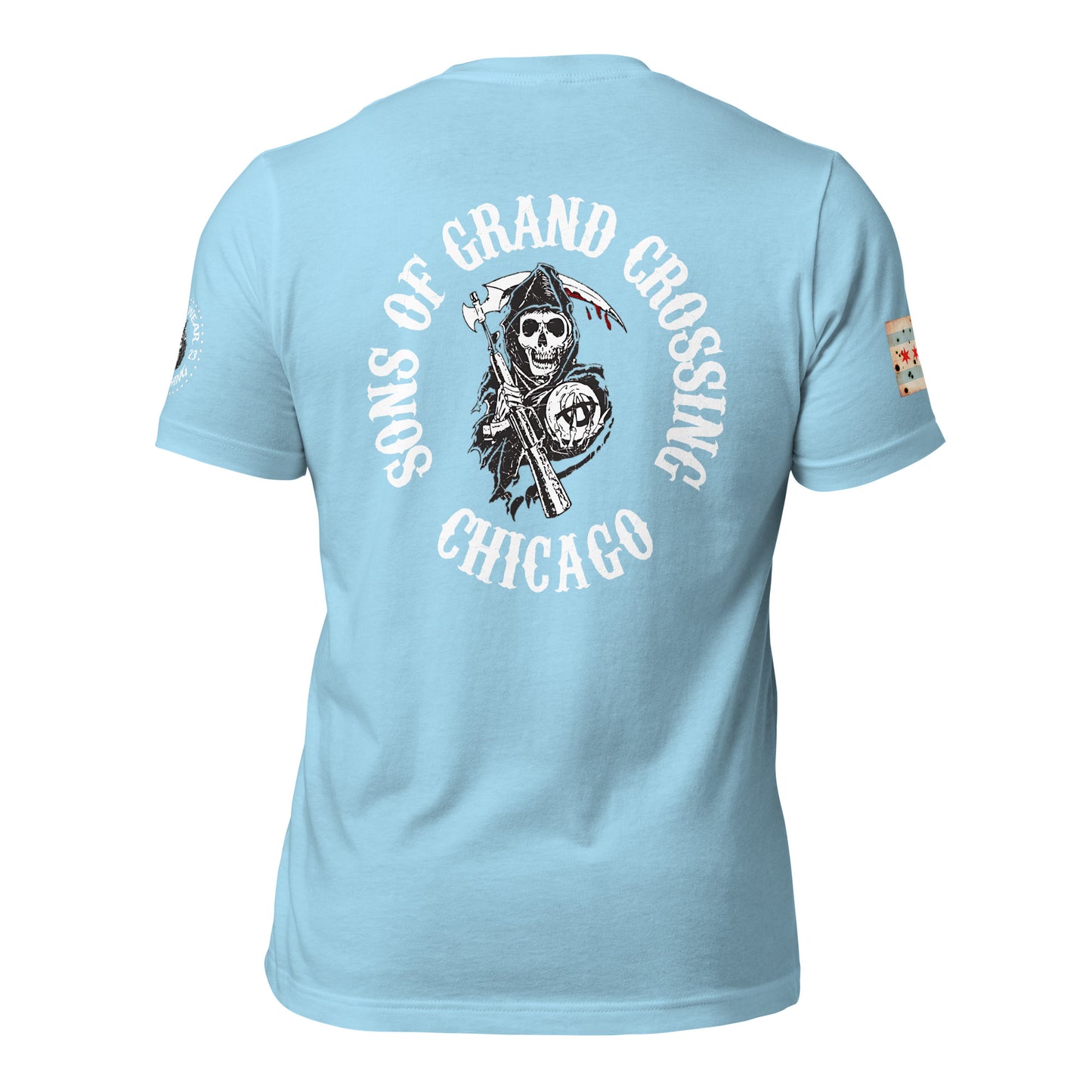 District 003 - Grand Crossing: Chicago Police Sons of Anarchy Inspired Tee Shirt