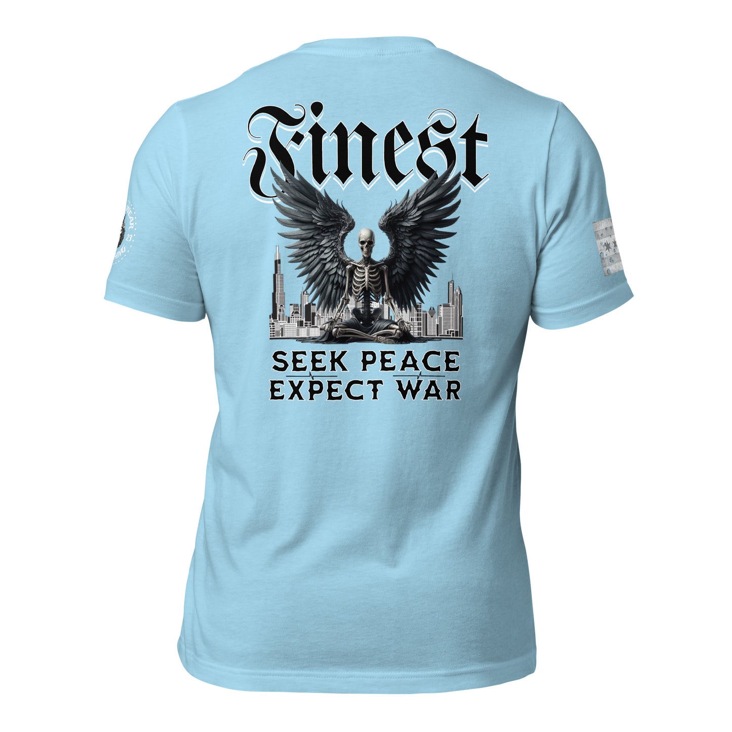 "Seek Peace, Expect War" Chicago Police Department T-Shirt by Alpha Wear