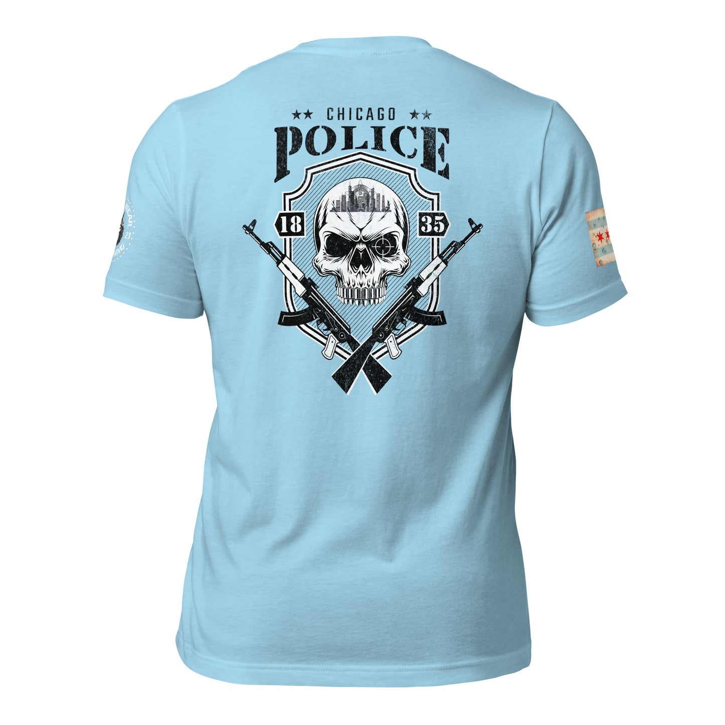 “Sniper Skull” Chicago Police T-Shirt by Alpha Wear