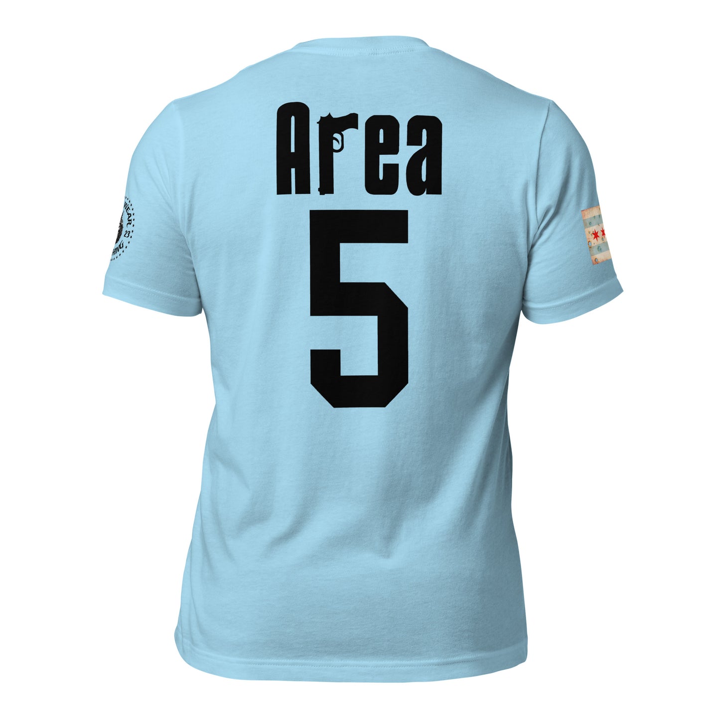 Area 5 - Chicago Police Detective Division Area 5 Sopranos Inspired T-Shirt By Alpha Wear