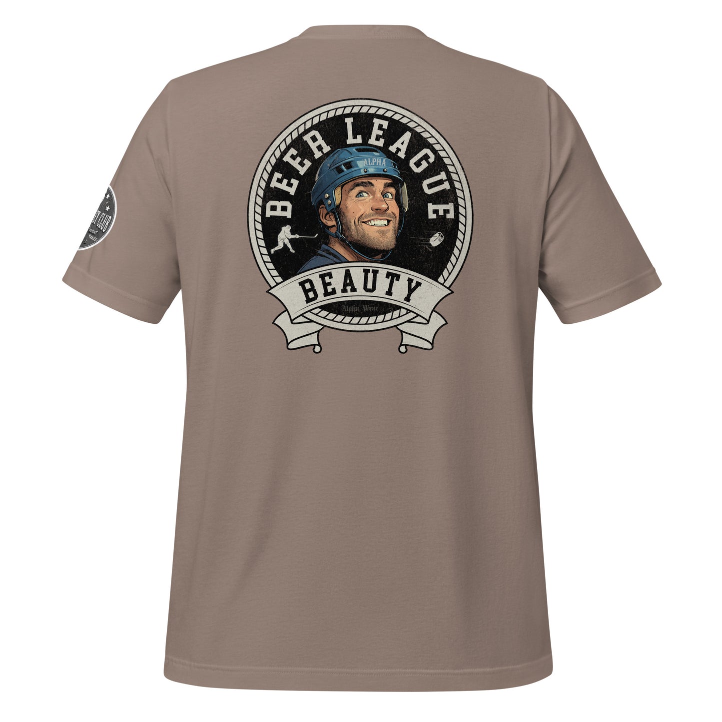 "Beer League Beauty" T-Shirt by Alpha Hockey Club