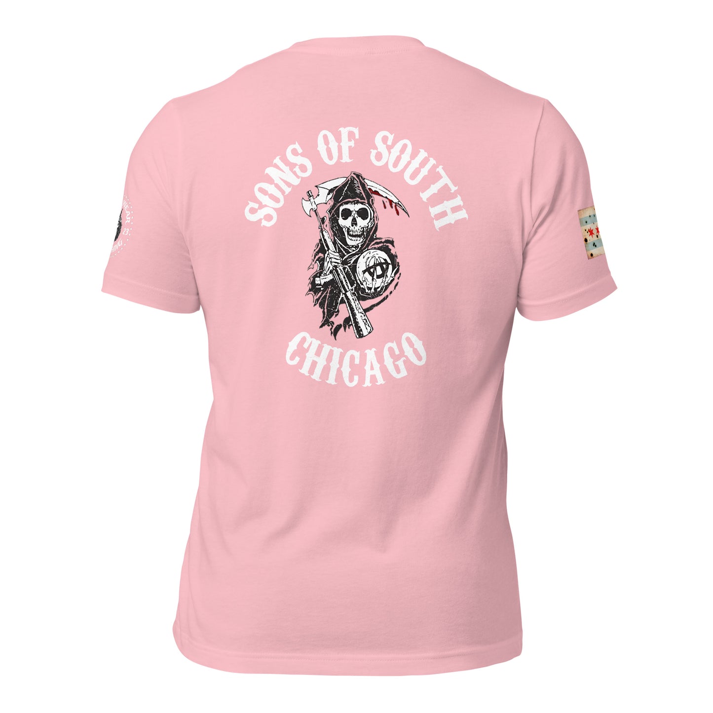 District 004 - South Chicago: Chicago Police Sons of Anarchy Inspired Tee Shirt