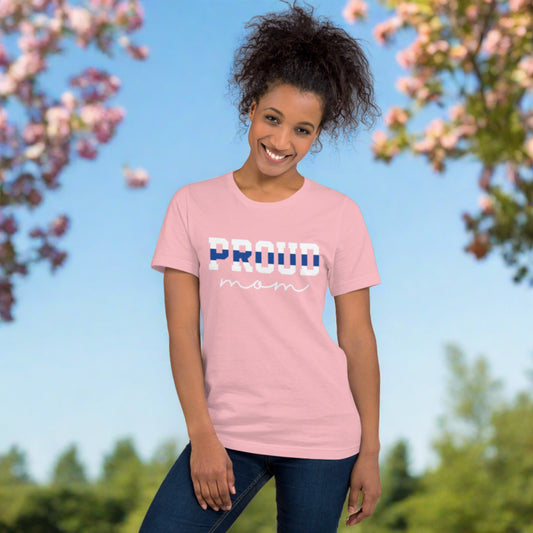 Police ‘Proud Mom’ Mother's Day Tee: Wear Your Support with Pride!