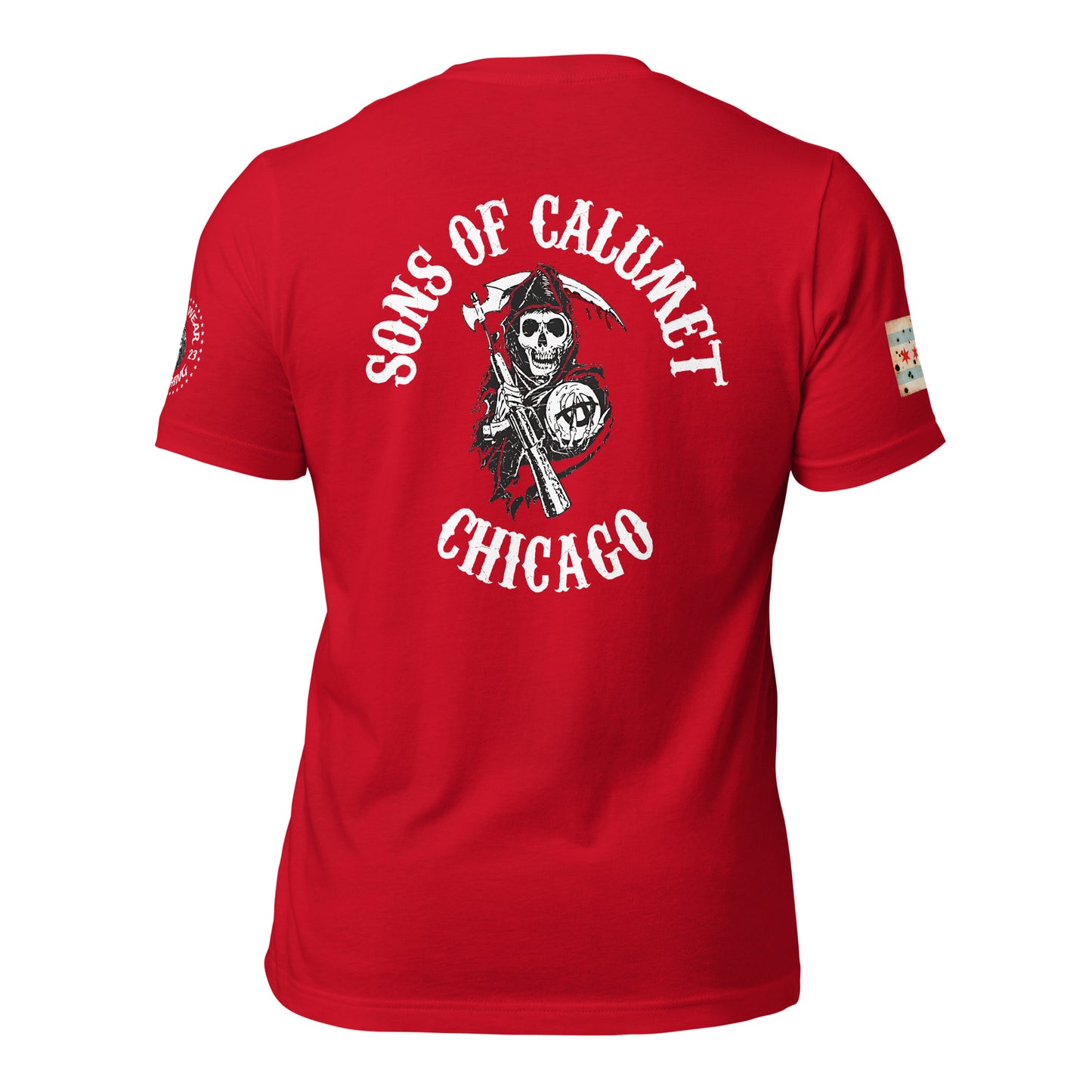 District 005 - Calumet: Chicago Police Sons of Anarchy Inspired Tee Shirt