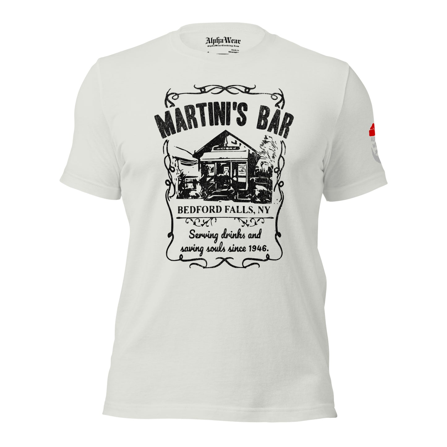 It’s A Wonderful Life “Martini’s Bar” Christmas Holiday T-Shirt