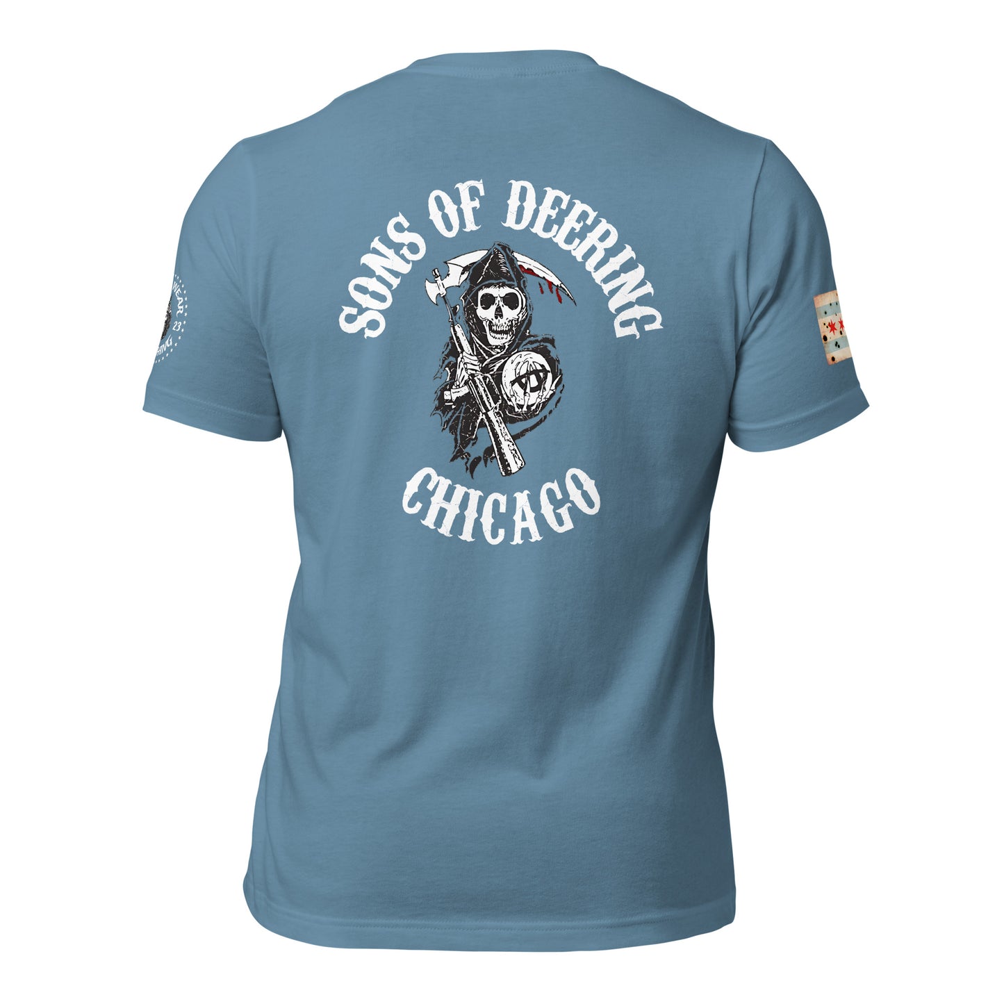 District 009 - Deering: Chicago Police Sons of Anarchy Inspired Tee Shirt