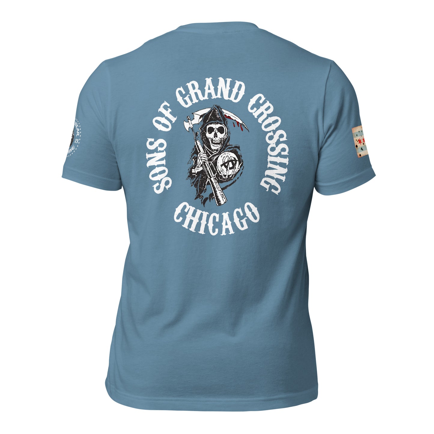 District 003 - Grand Crossing: Chicago Police Sons of Anarchy Inspired Tee Shirt