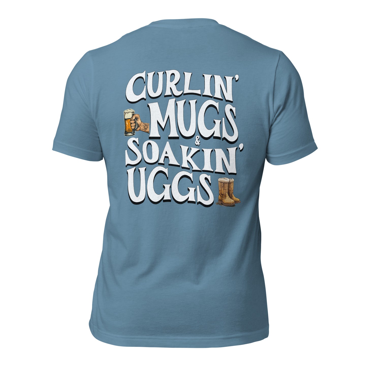 Alpha Hockey Club "Curlin’ Mugs & Soakin’ Uggs" Tee Shirt