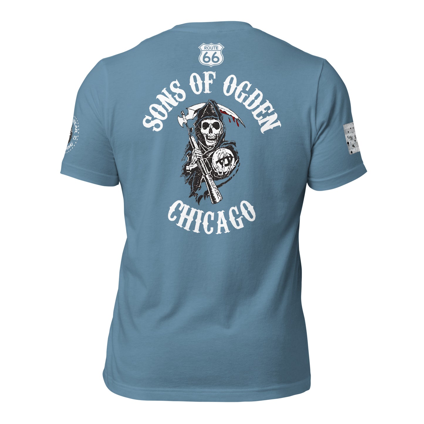 District 010 - Ogden: Chicago Police Sons of Anarchy Inspired Tee Shirt